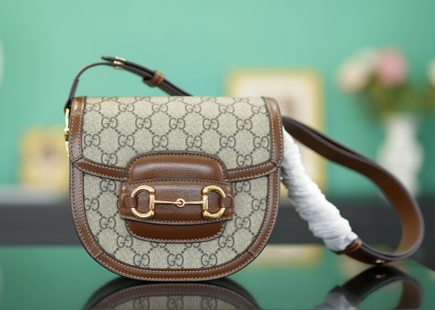 Gucci Horsebit Mini-Tasche Größe: 17 x 187,5 cm
