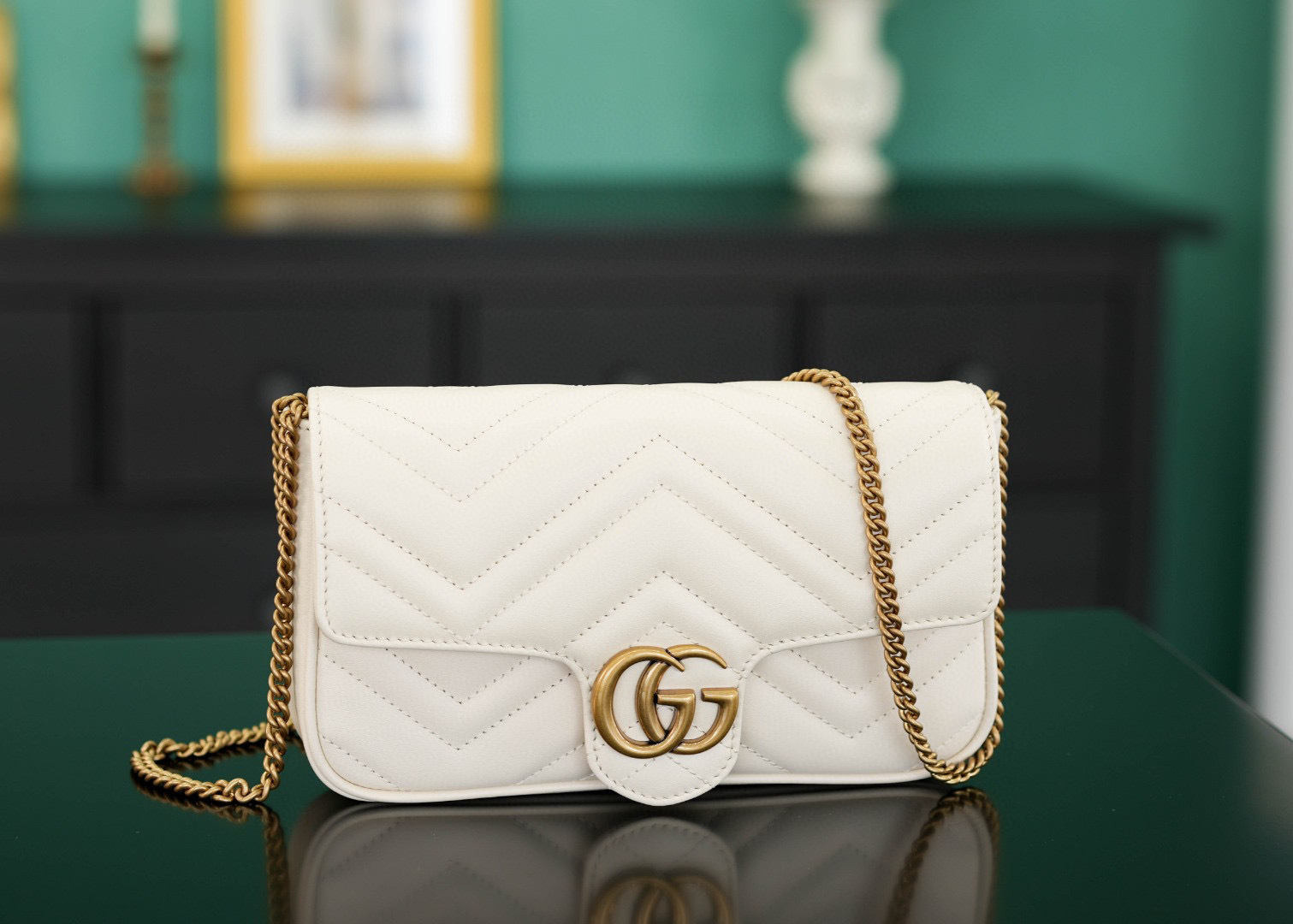 Gucci GG Marmont Tasche Größe: 21*12*5cm