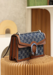 Gucci Denim Dionysus Tasche Größe: 28 x 17 x 9 cm