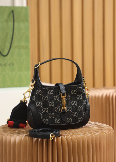 Gucci Jackie 1961 Denim Mini Größe: 19 x 13 x 3 cm