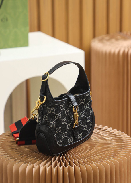Gucci Jackie 1961 Denim Mini Größe: 19 x 13 x 3 cm