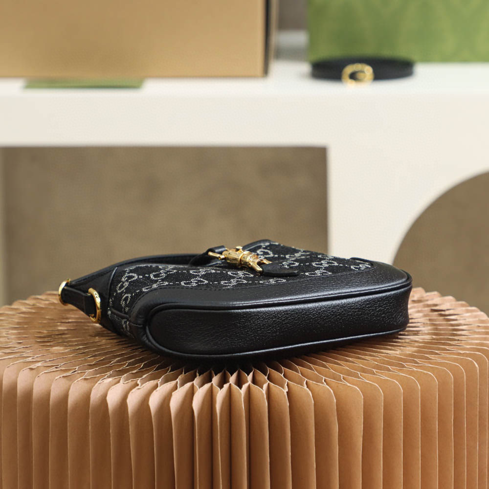 Gucci Jackie 1961 Denim Mini Größe: 19 x 13 x 3 cm