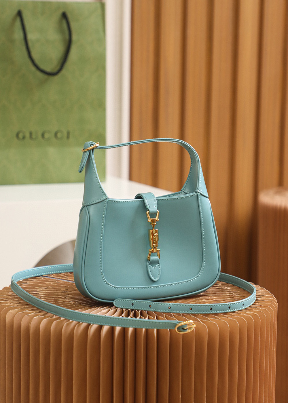 Gucci Jackie 1961 Denim Mini Größe: 19 x 13 x 3 cm