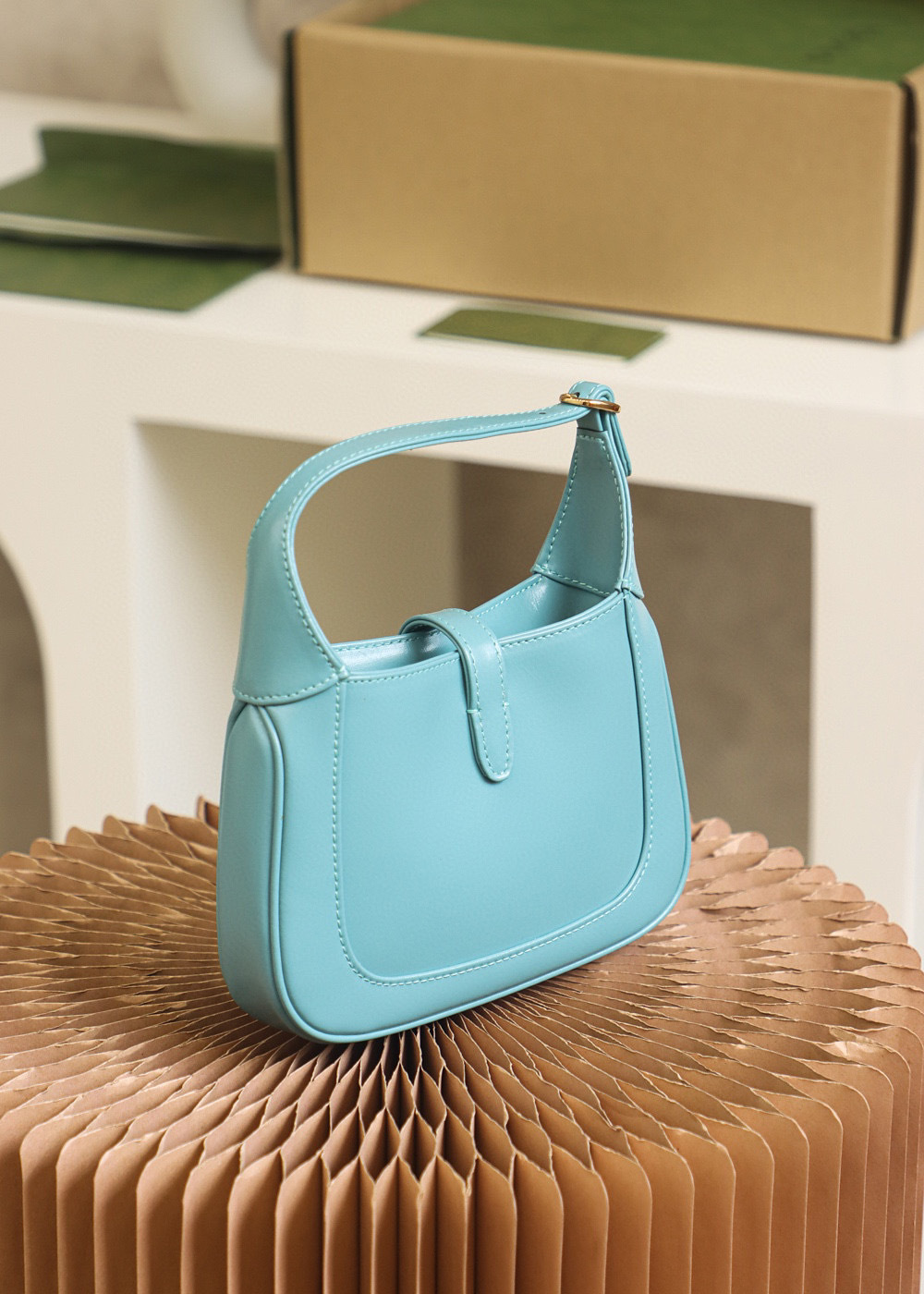Gucci Jackie 1961 Denim Mini Größe: 19 x 13 x 3 cm