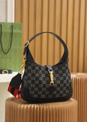 Gucci Jackie 1961 Saiz Denim：28*19*4.5cm