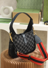 Gucci Jackie 1961 Saiz Denim：28*19*4.5cm