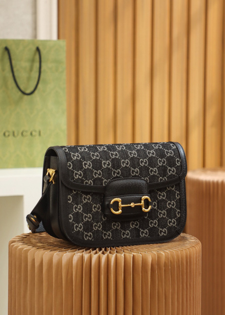 Gucci Denim bag1955  Size：25*18*8cm
