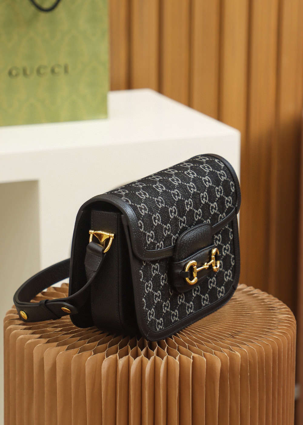Gucci Denim bag1955  Size：25*18*8cm
