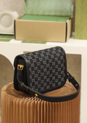 Gucci Denim bag1955  Size：25*18*8cm