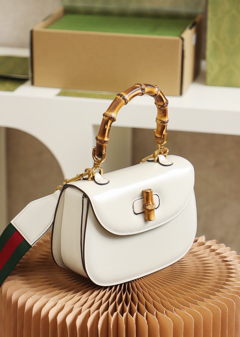 Gucci  Retro slubby bag  Size：21*15*7cm