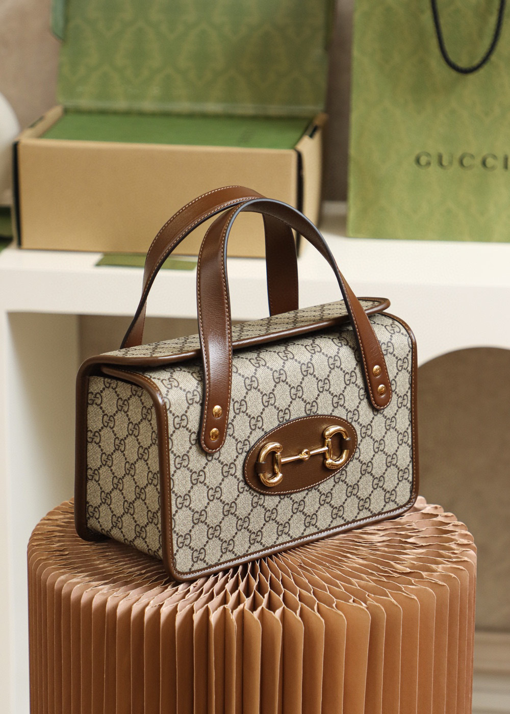 Gucci Horsedit 1955 bag  Size：28*18*11cm