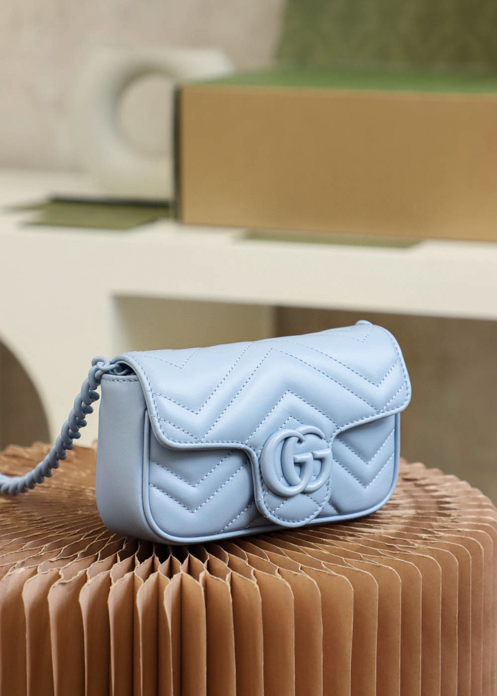 Beg Gucci GG Marmont Saiz：16.5*10*5sm