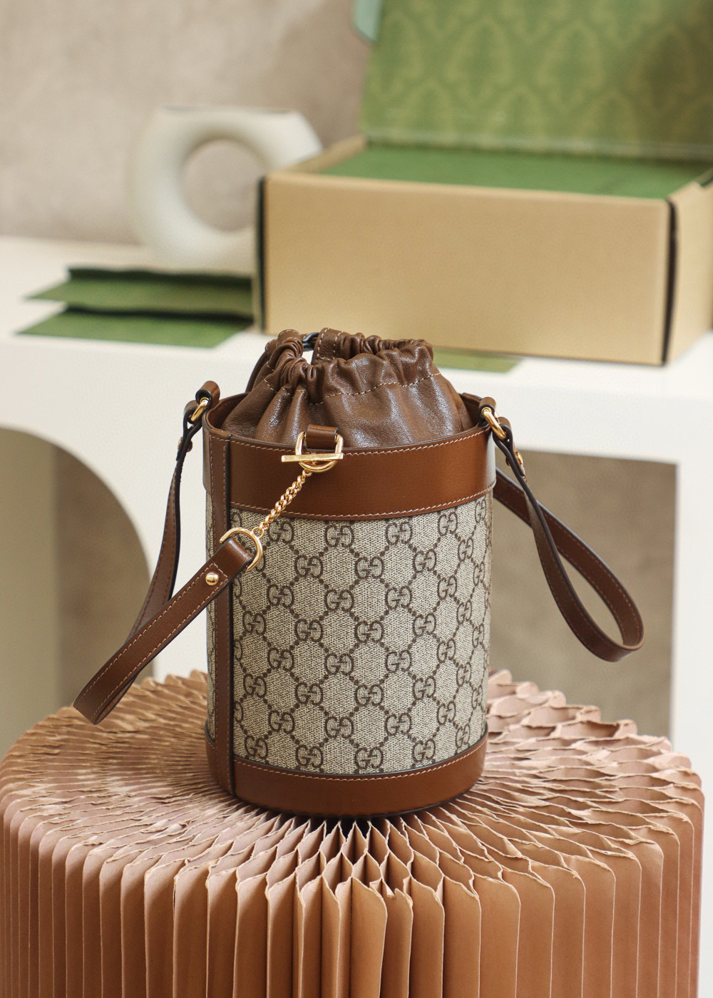 Borsa Gucci Majiekou 1955 Dimensioni: 14*19*14cm
