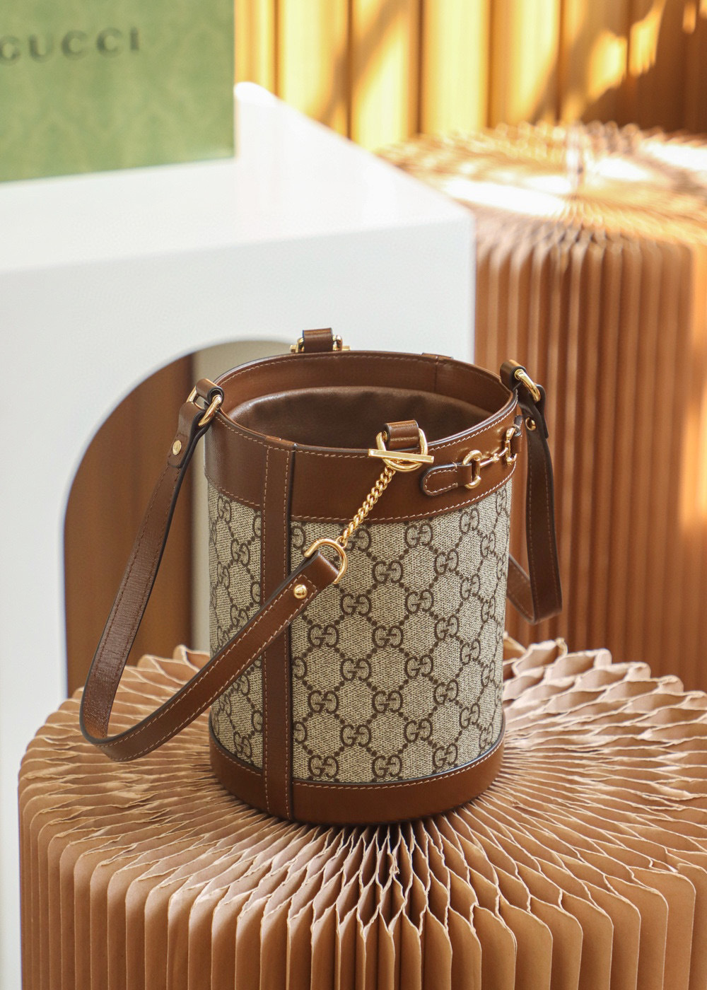 Borsa Gucci Majiekou 1955 Dimensioni: 14*19*14cm