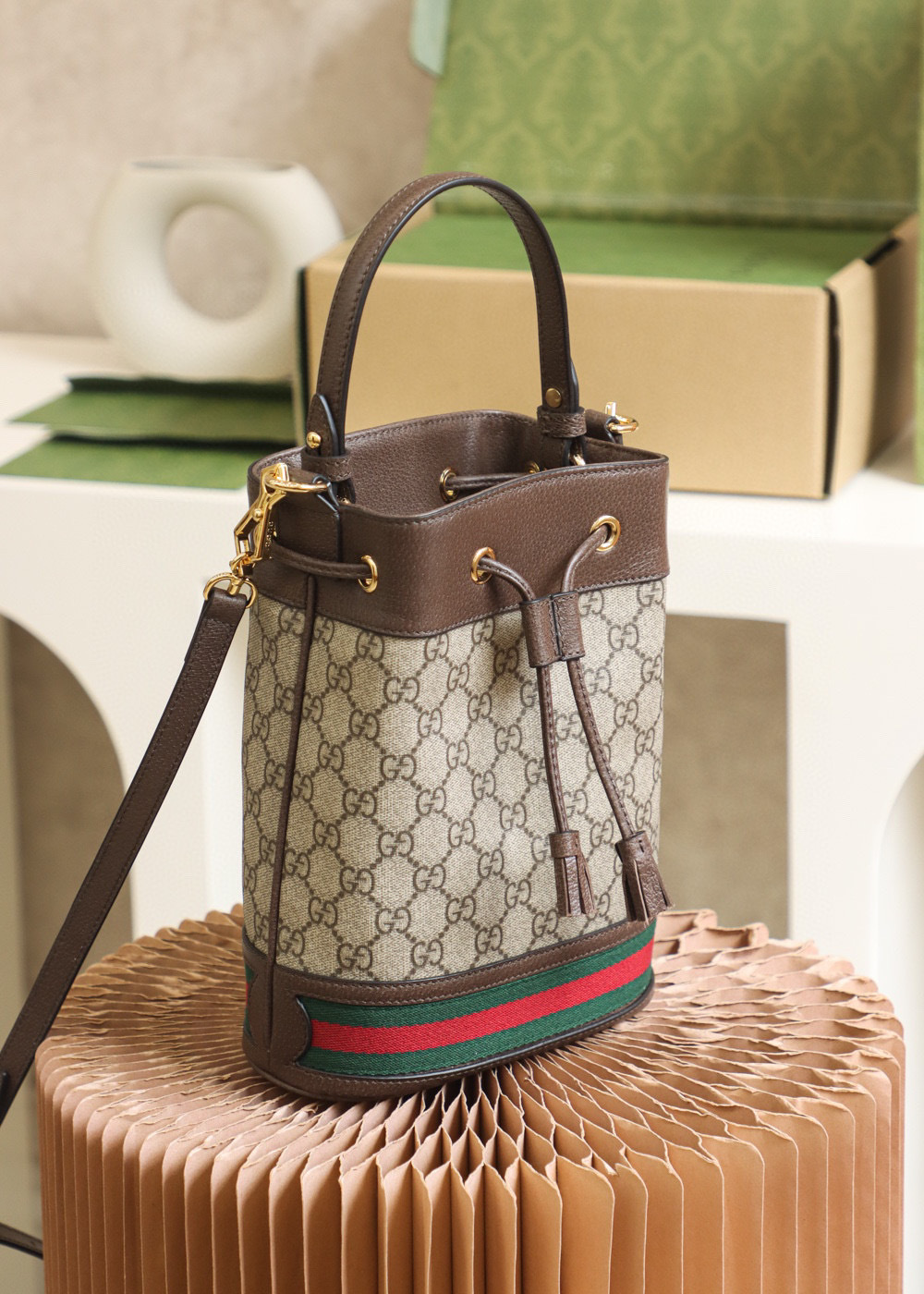 Borsa Gucci Ophida GG Dimensioni: 20,5*26*11cm