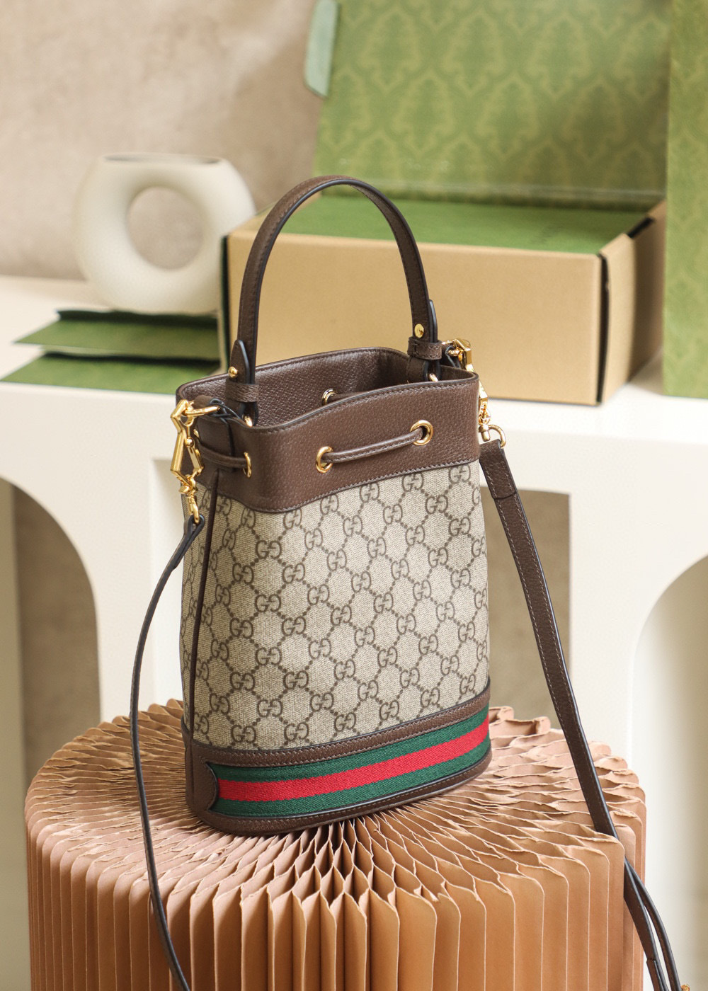 Borsa Gucci Ophida GG Dimensioni: 20,5*26*11cm