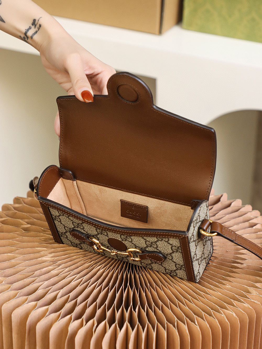 Gucci Majiekou1955 Minitasche Größe: 18 x 12 x 5 cm
