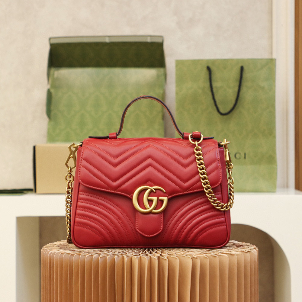 Gucci GG Marmont bag Size：27*19*10.5cm