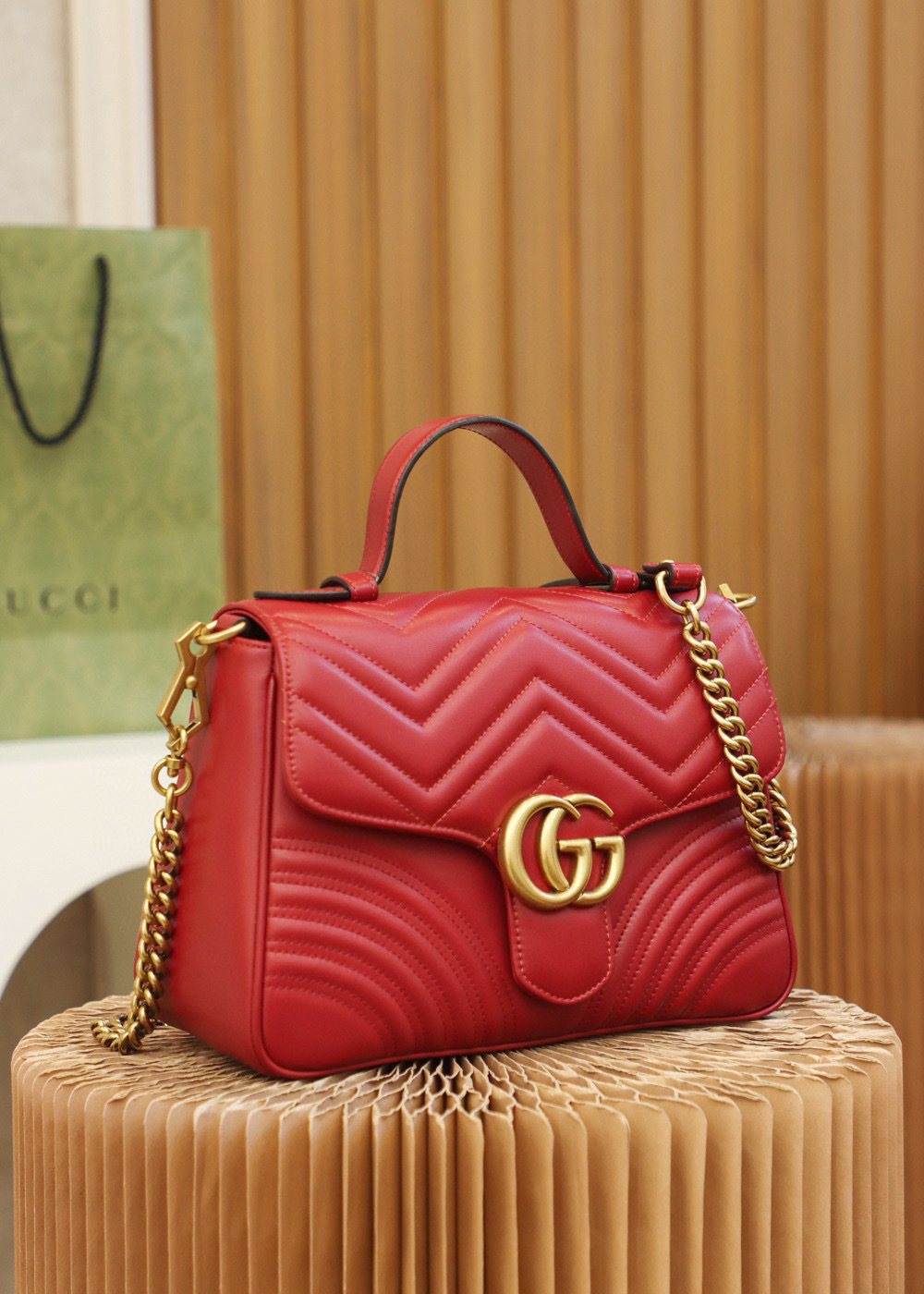 Gucci GG Marmont bag Size：27*19*10.5cm