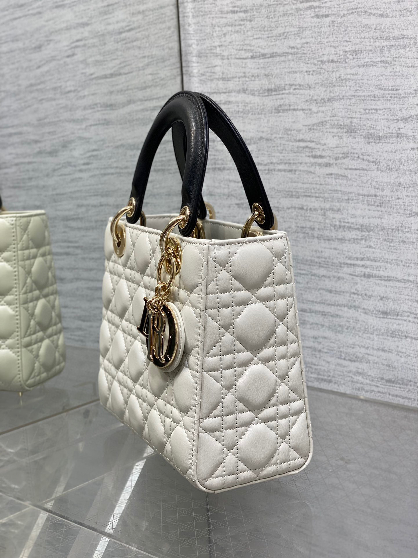 Christian Dior Lady Sige Größe: 20 * 16,5 * 8 cm