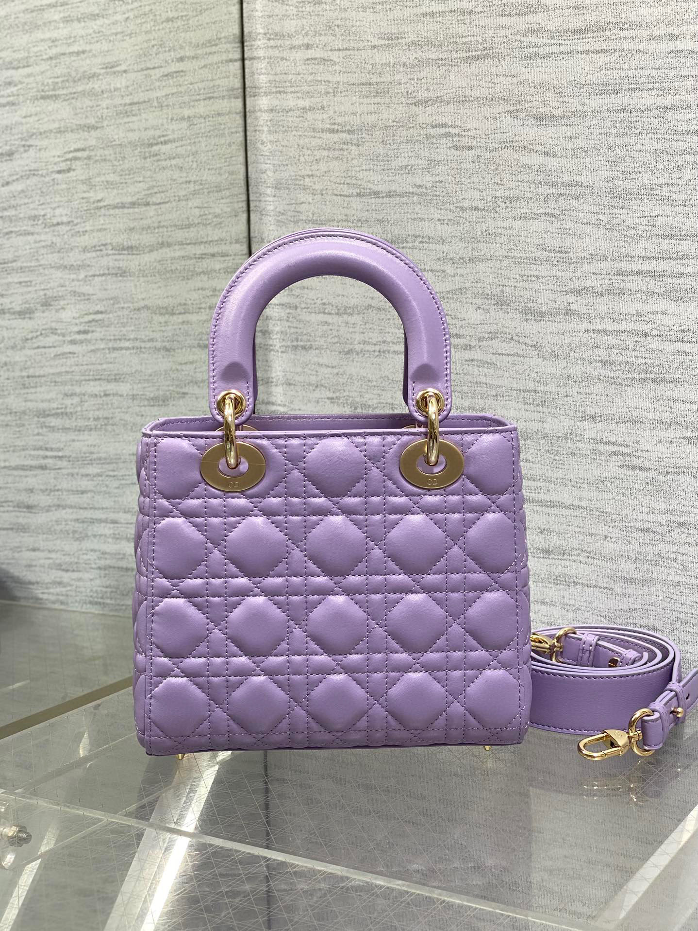 Christian Dior Lady Sige Größe: 20 * 16,5 * 8 cm