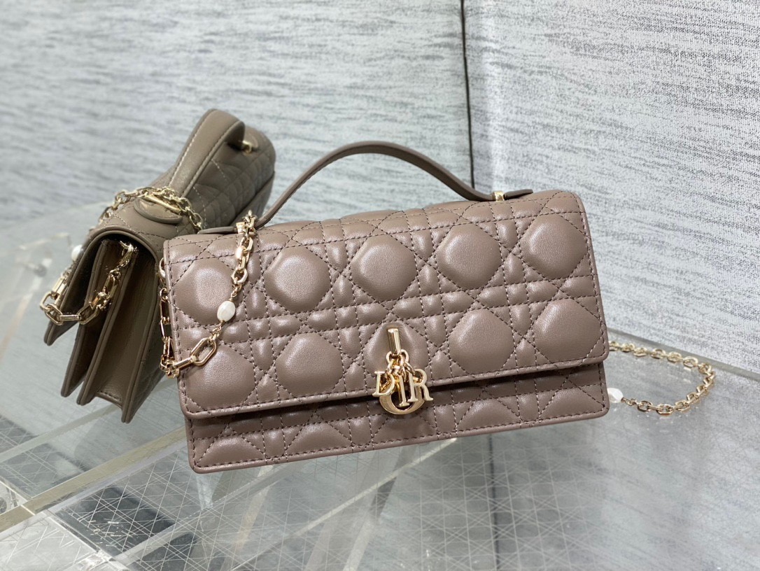 Borsa a mano con catena di perle Christian Dior Dimensioni: 21*11*5cm