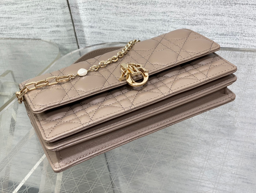 Borsa a mano con catena di perle Christian Dior Dimensioni: 21*11*5cm
