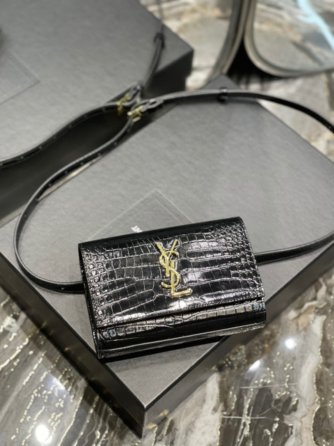 Yves Saint Laurent Beg poket pinggang boleh laras Saiz：18*12*4.5cm