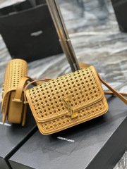 Borsa intrecciata in bambù Yves Saint Laurent Dimensioni: 23*16*6cm