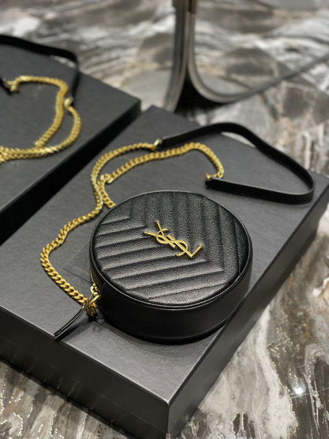 Yves Saint Laurent Vinyl-Tasche Größe: 17 * 17 * 5,5 cm