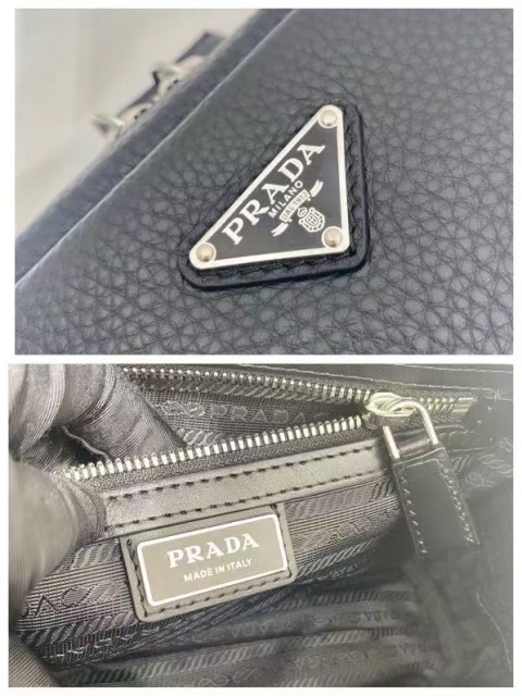 Prada 胸包 尺寸：19.5*13.5*6cm