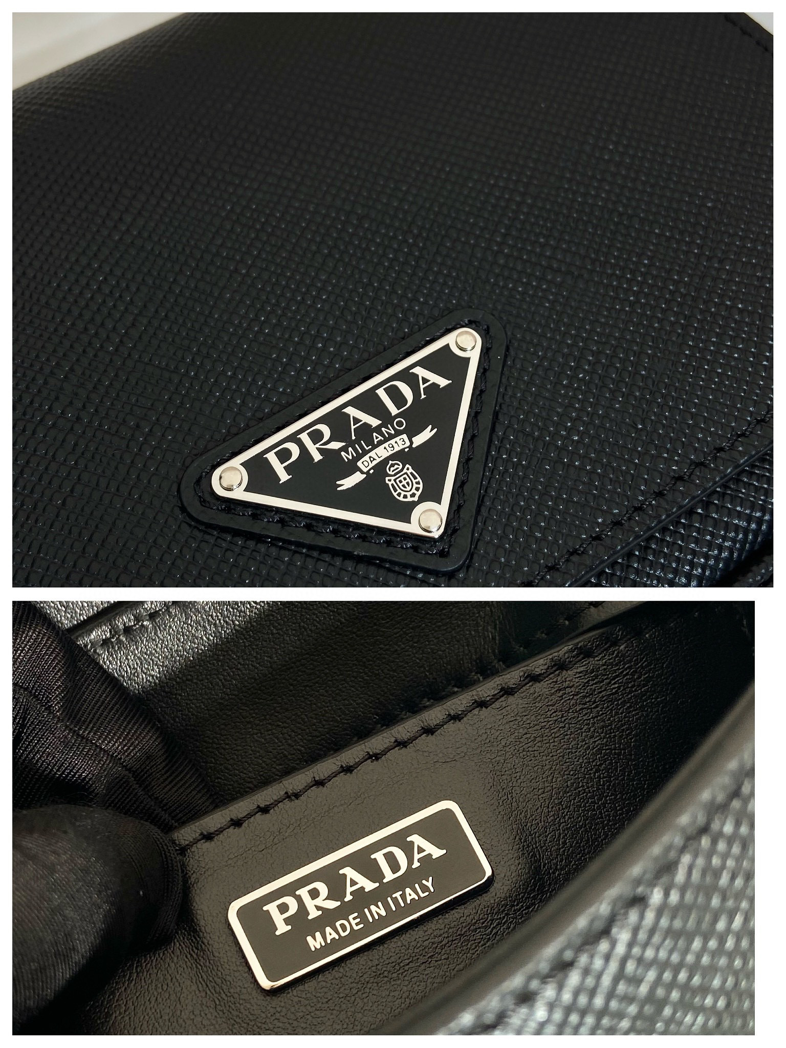 Prada 单肩包 尺寸：19*13*5cm