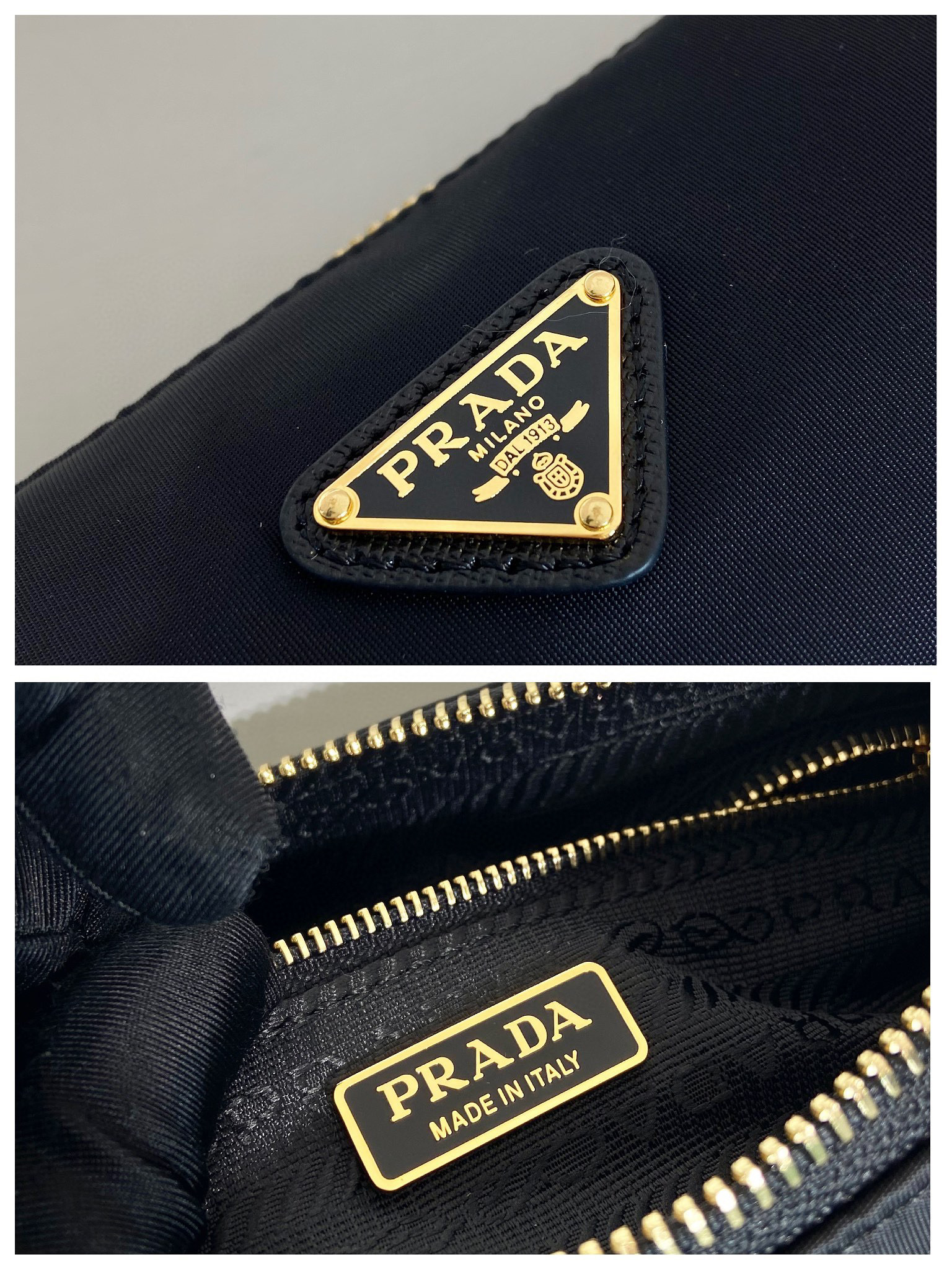 Prada 单肩包 尺寸：22*9*7.5cm