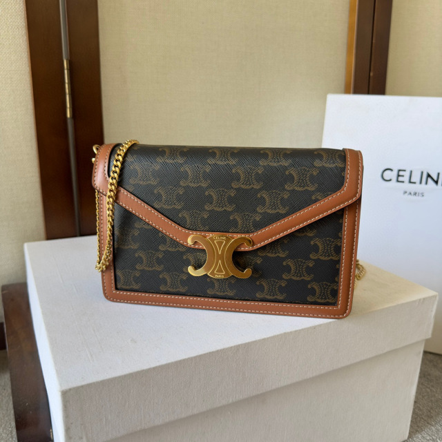 Celine Einzelne Umhängetasche Größe: 19,5 x 4,5 x 12,5 cm