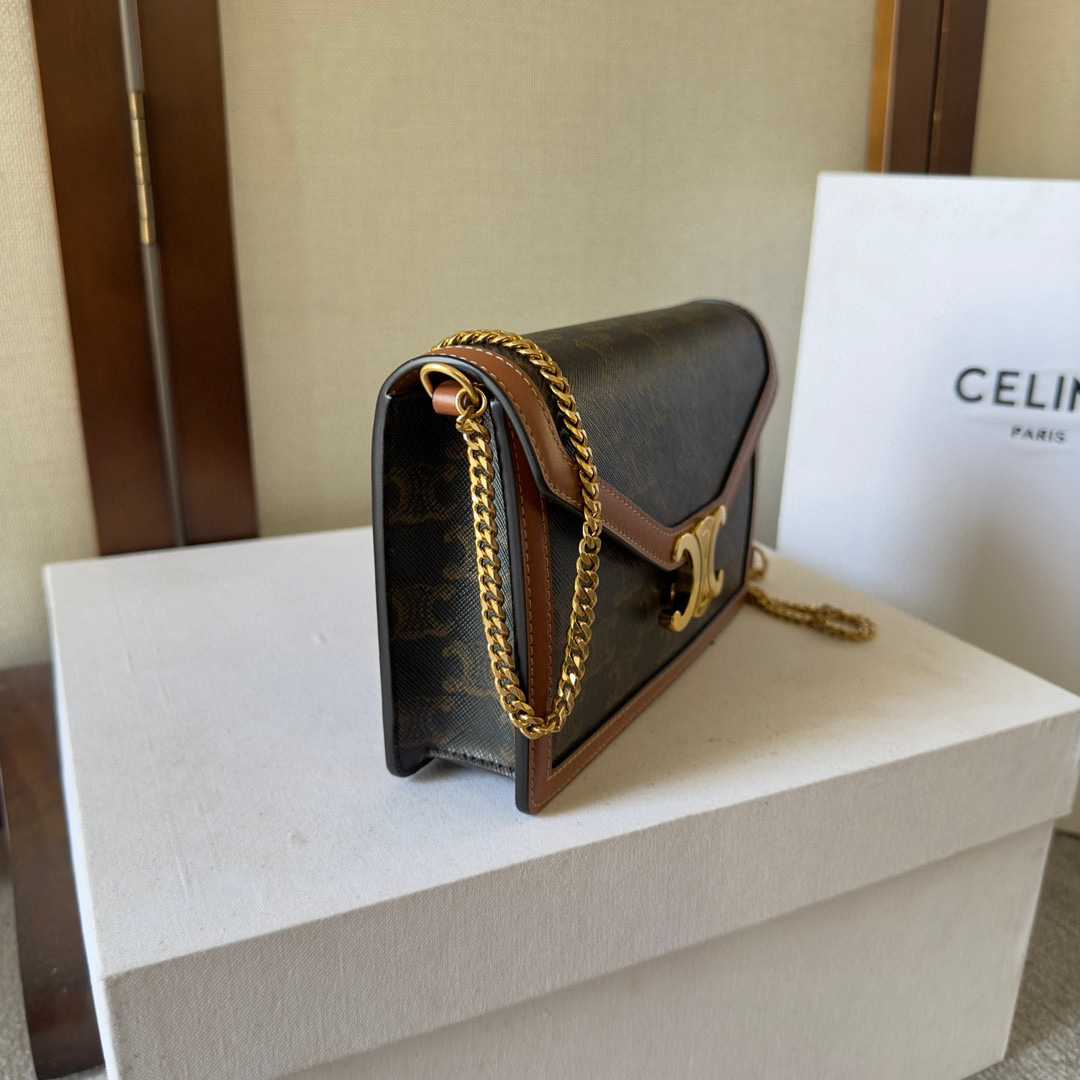 Celine Einzelne Umhängetasche Größe: 19,5 x 4,5 x 12,5 cm