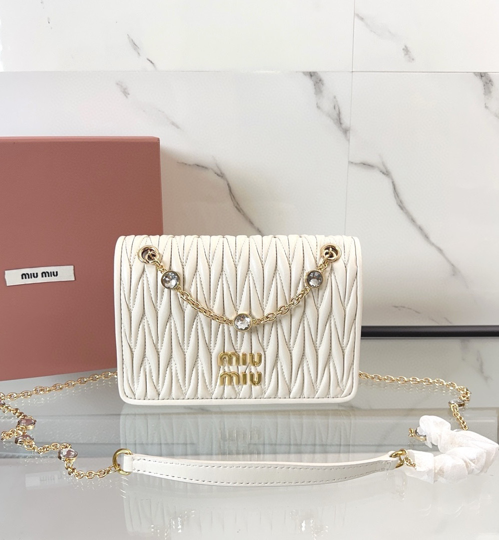 Miumiu 单肩包 尺寸：19*13*5cm