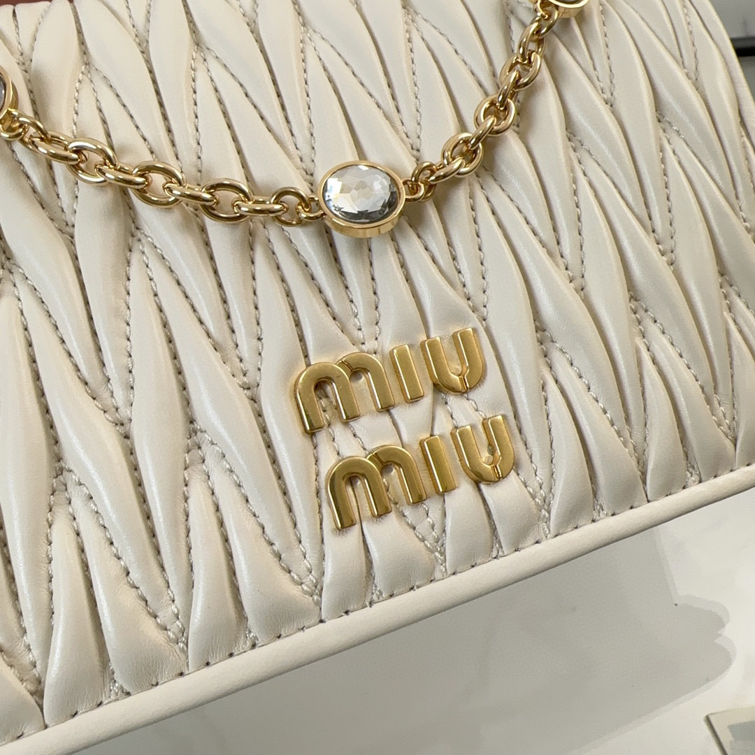 Miumiu 单肩包 尺寸：19*13*5cm