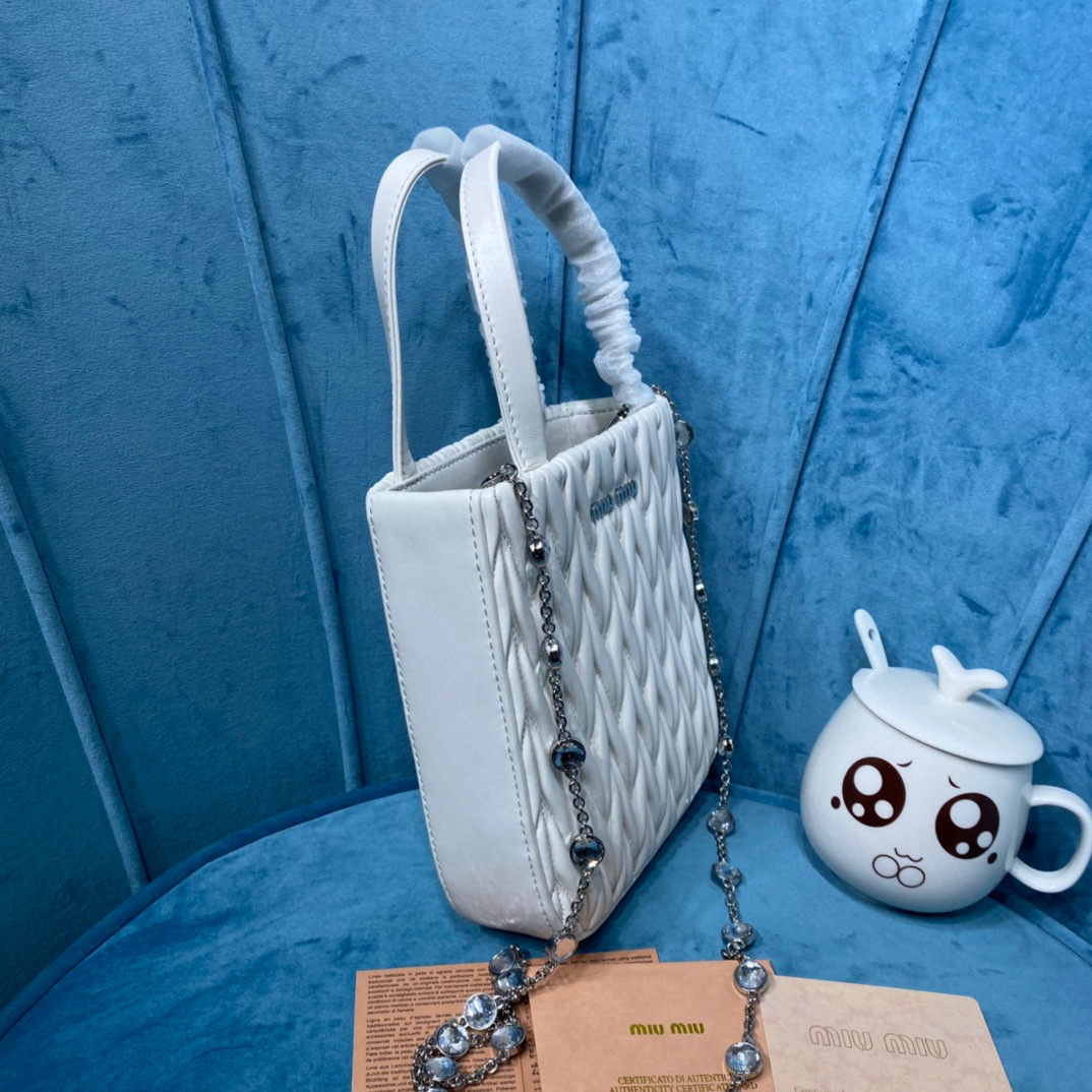 Borsa a tracolla singola Miumiu Dimensioni: 18*15*5cm