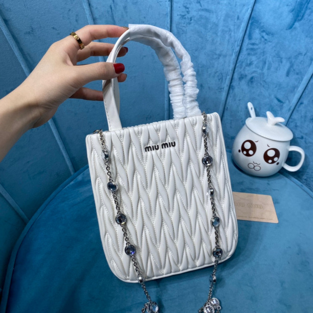 Borsa a tracolla singola Miumiu Dimensioni: 18*15*5cm