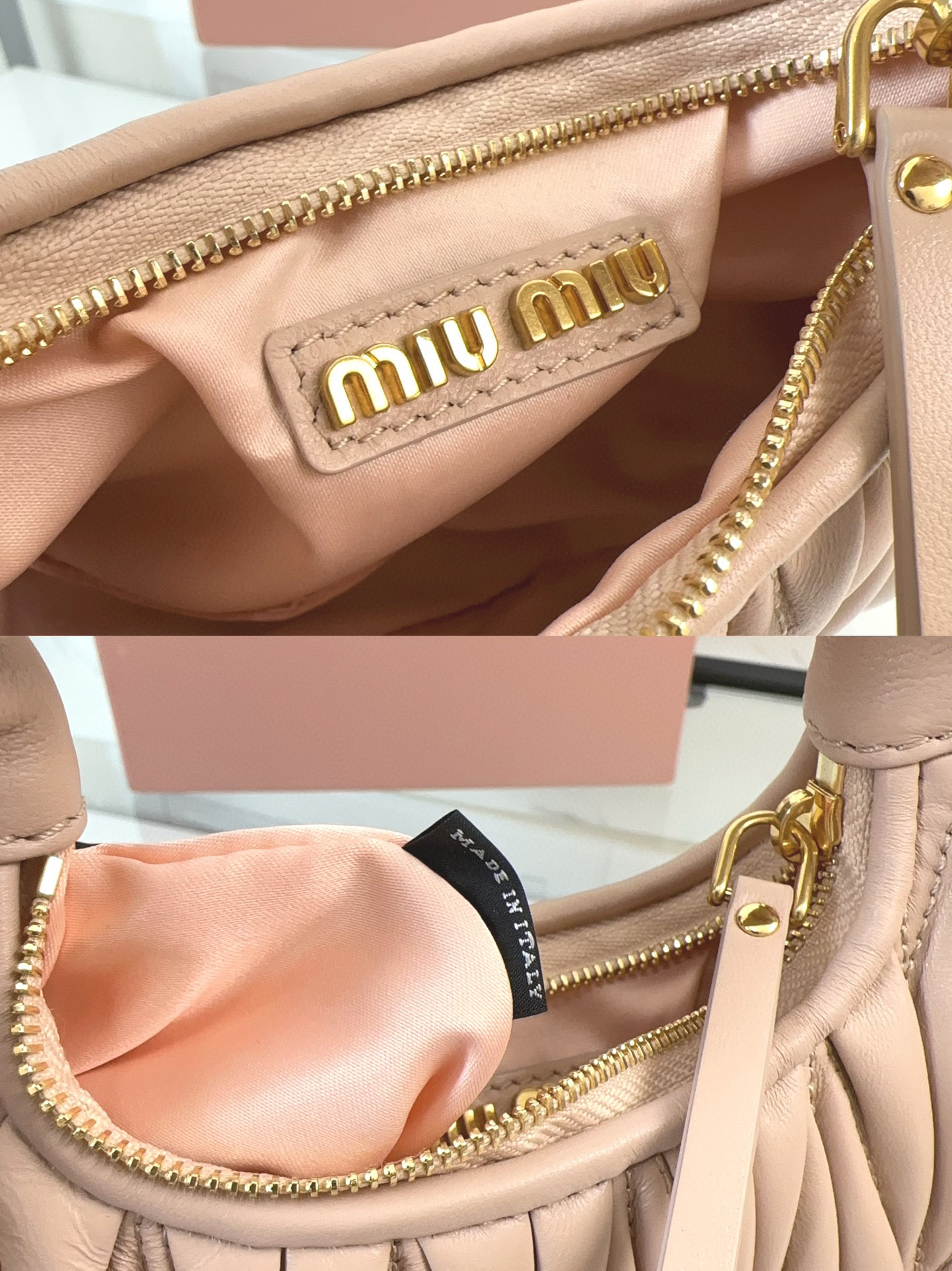 Miumiu腋下包尺寸：18*10*6cm
