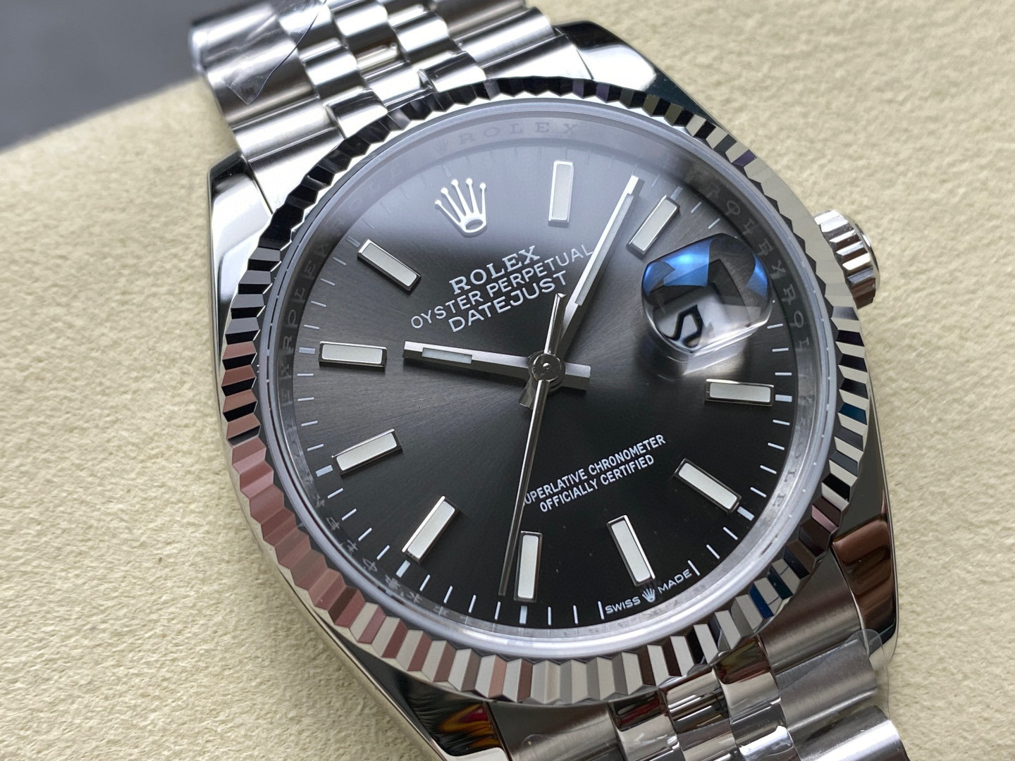 Rolex Fokus pada barangan kilang besar