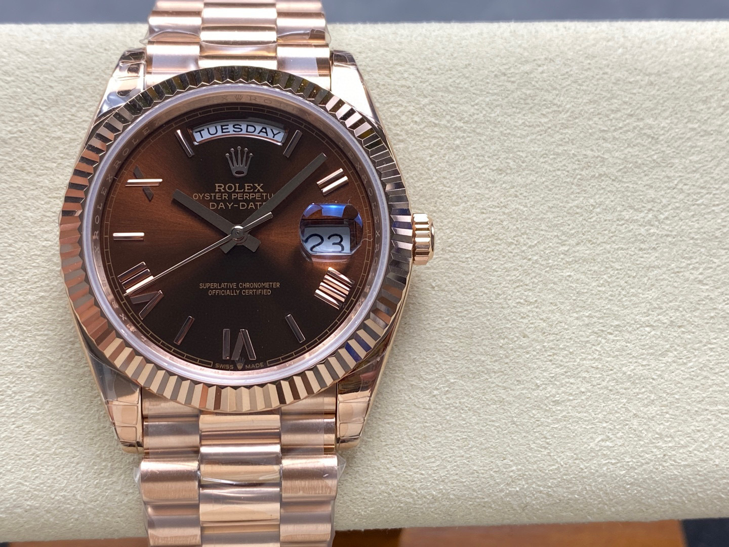 Rolex Fokus pada barangan kilang besar