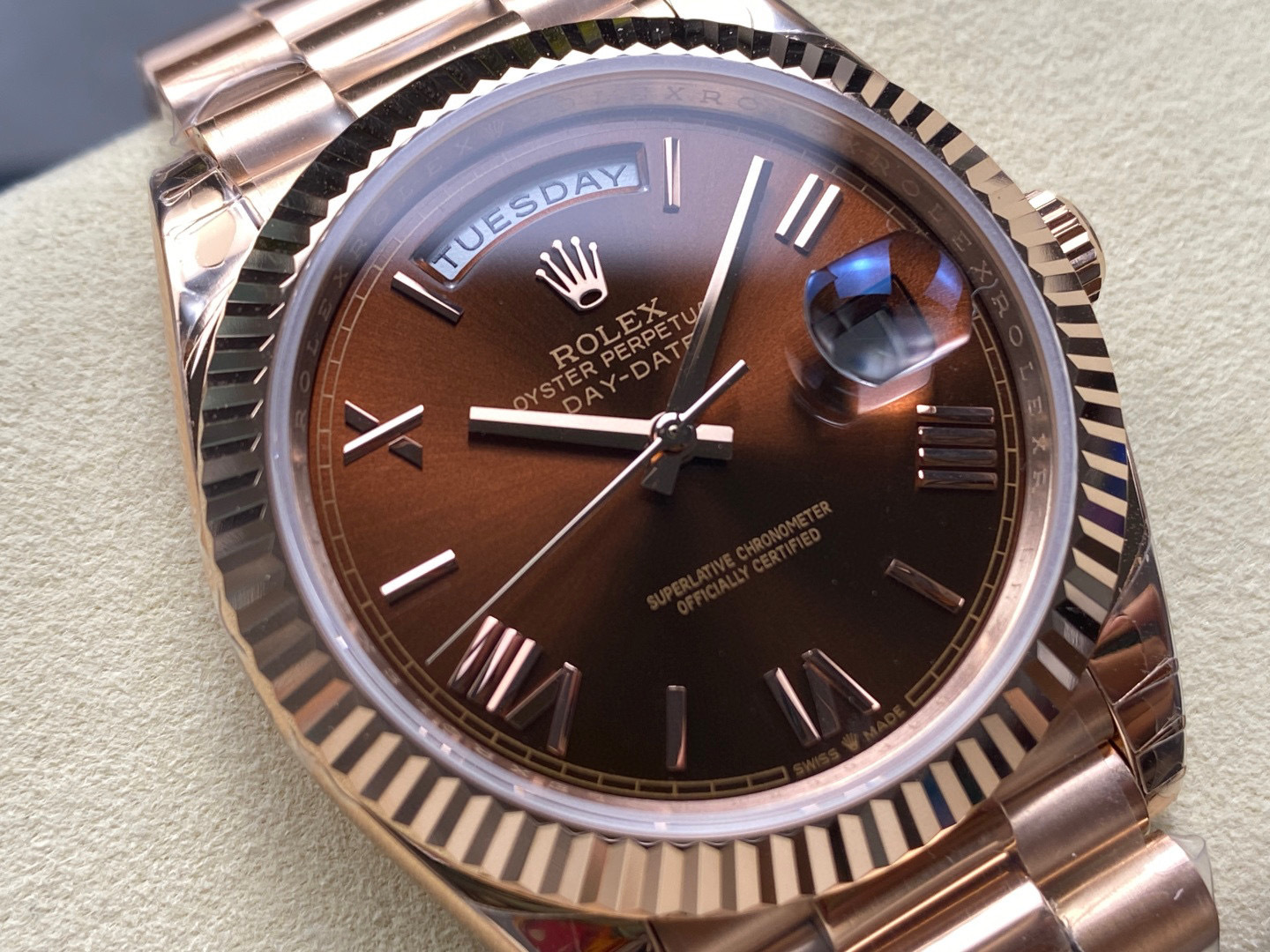 Rolex Fokus pada barangan kilang besar