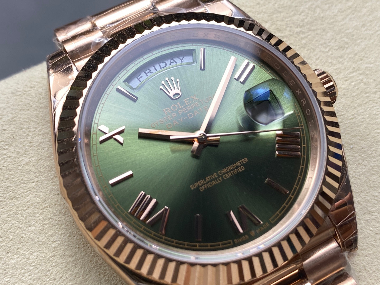 Rolex Fokus pada barangan kilang besar