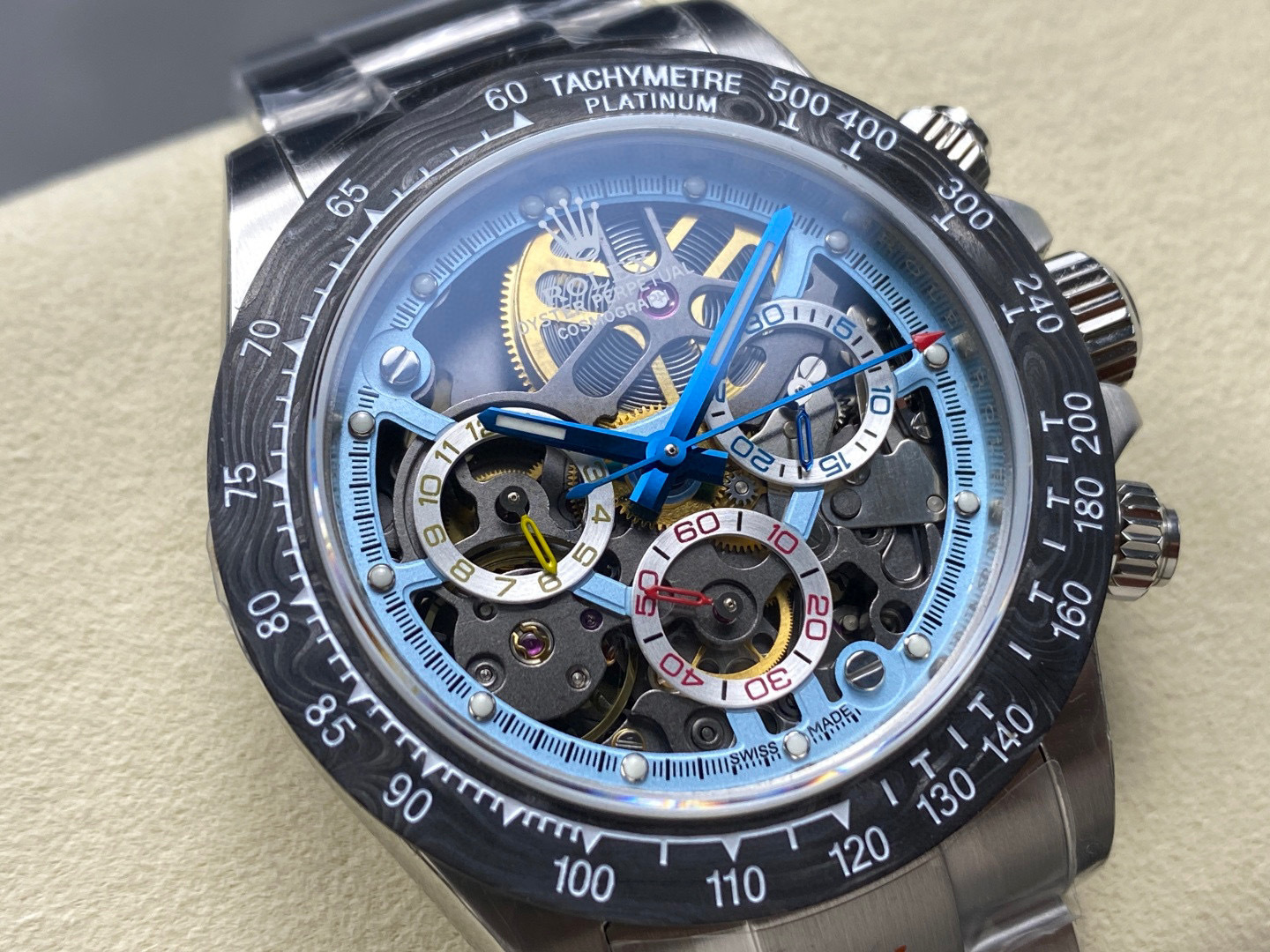 Rolex Fokus pada barangan kilang besar