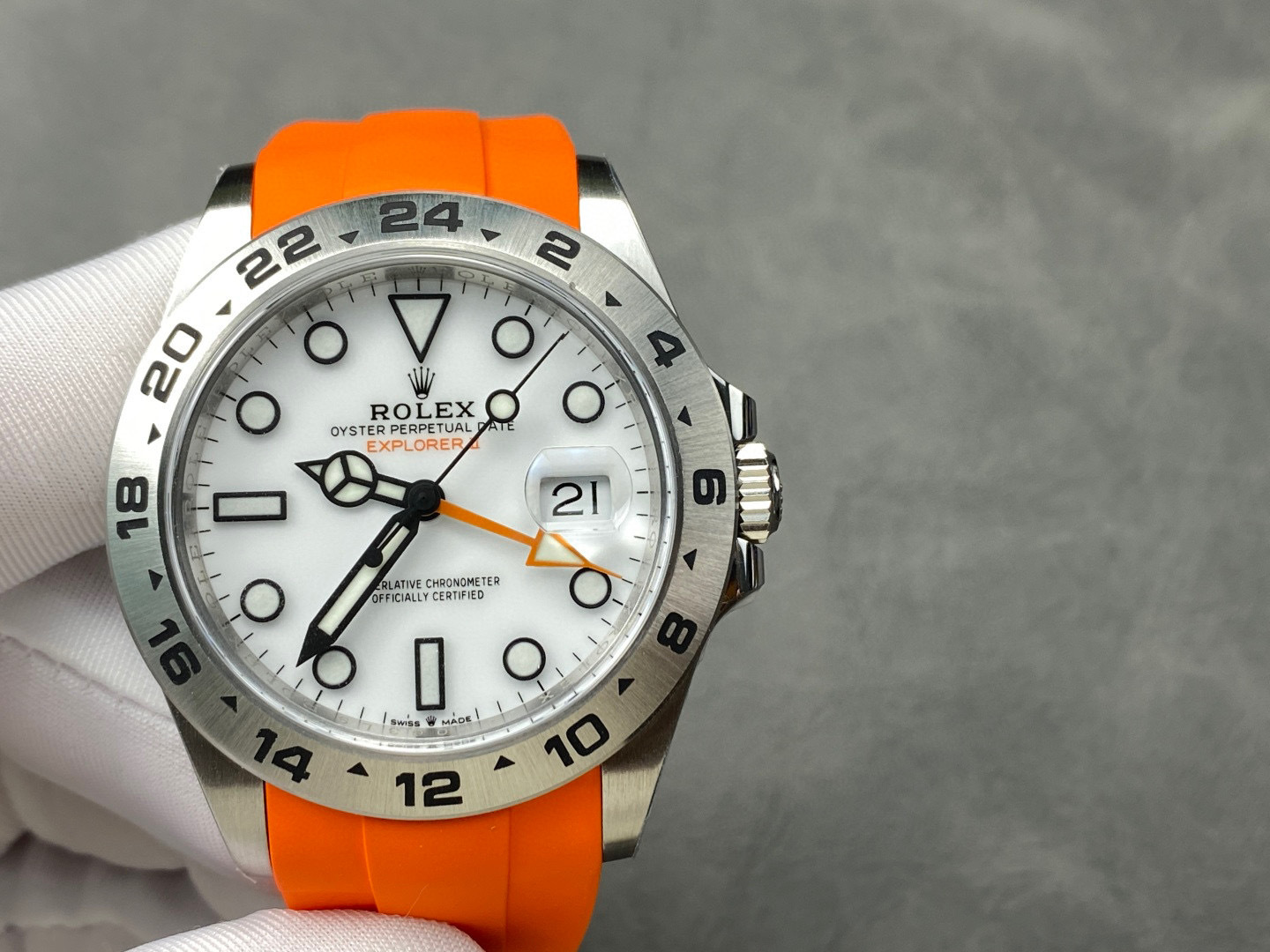 Rolex Fokus pada barangan kilang besar