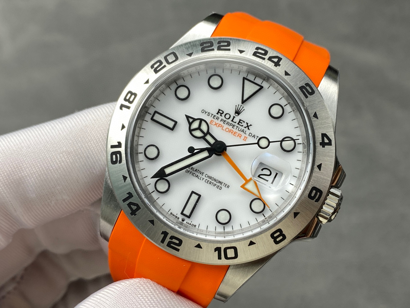 Rolex Fokus pada barangan kilang besar