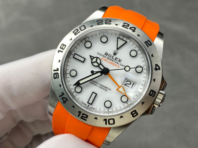 Rolex Fokus pada barangan kilang besar