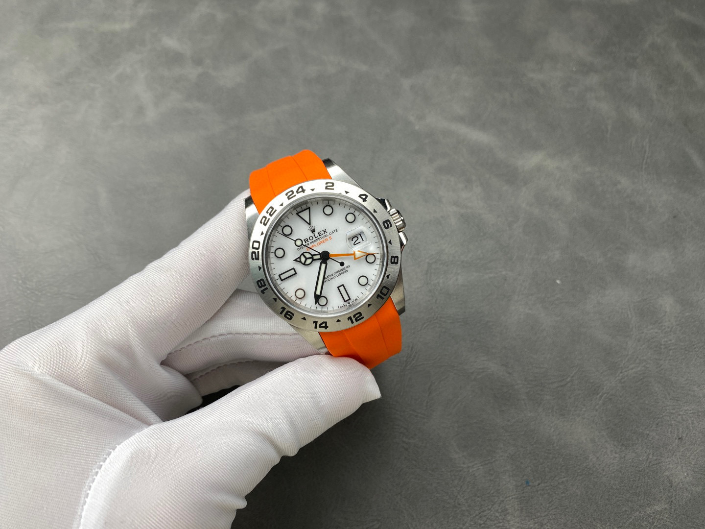 Rolex Fokus pada barangan kilang besar