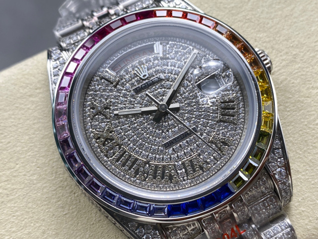 Rolex Fokus pada barangan kilang besar